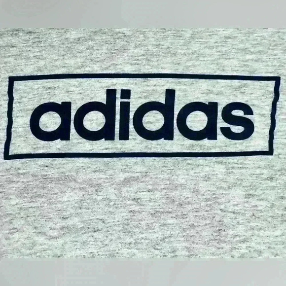 Adidas Core Box Graphic T-Shirt, Heather Gray, Women’s Size Small/Petite - Picture 6 of 10